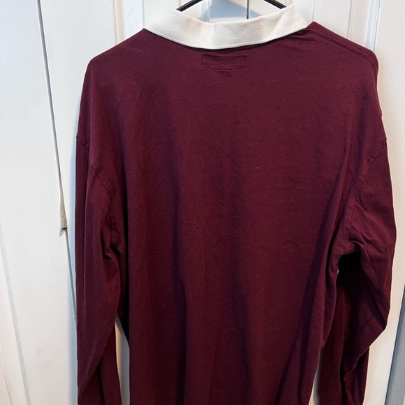 Pacsun Collared Burgundy Sweatshirt (Small) - Picture 2 of 3